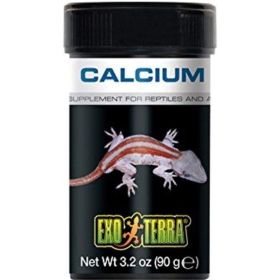 Exo (Option: Terra Calcium Powder Supplement for Reptiles & Amphibians  3.2 oz (90 g))